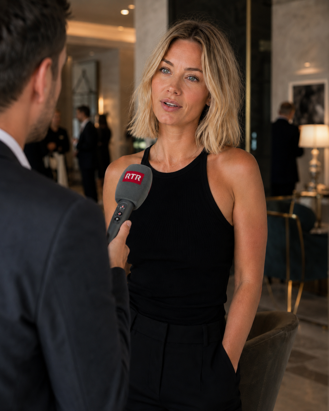 Anna Borgstr&ouml;m in the original Zurich interview image prepared for Valarty Insights.